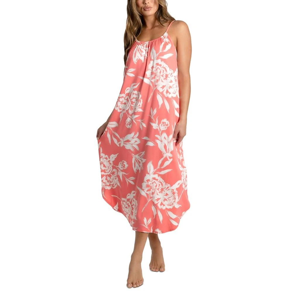 Linea Donatella Women's Printed Maxi Nightgown 4