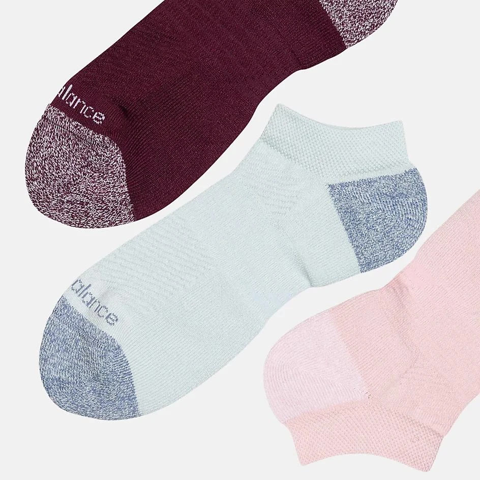 New Balance Active  No Show Socks 3 Pack 4
