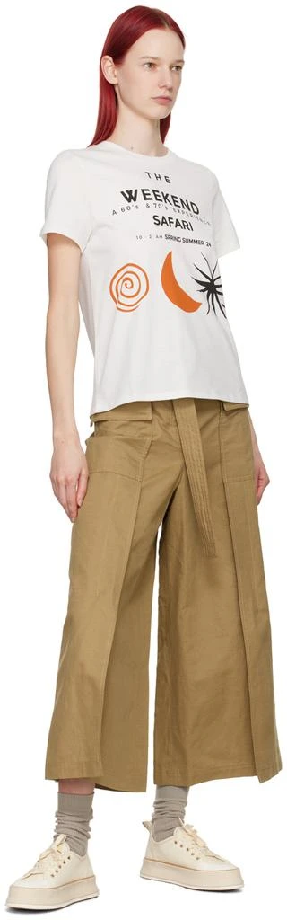 Weekend Max Mara Off-White Yen T-Shirt 4