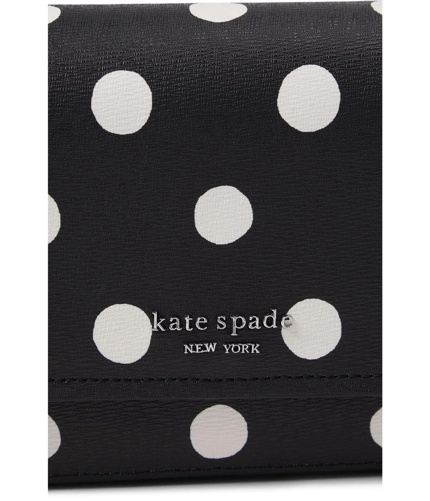 Kate Spade Morgan Sunshine Dot Printed Pvc Flap Chain Wallet 4