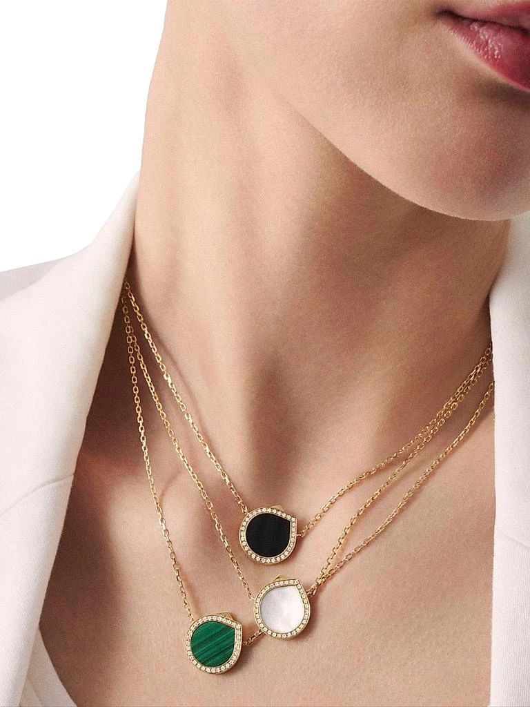 Repossi Antifer 18K Rose Gold, Mother-Of-Pearl & 0.18 TCW Diamond Pendant Necklace 2