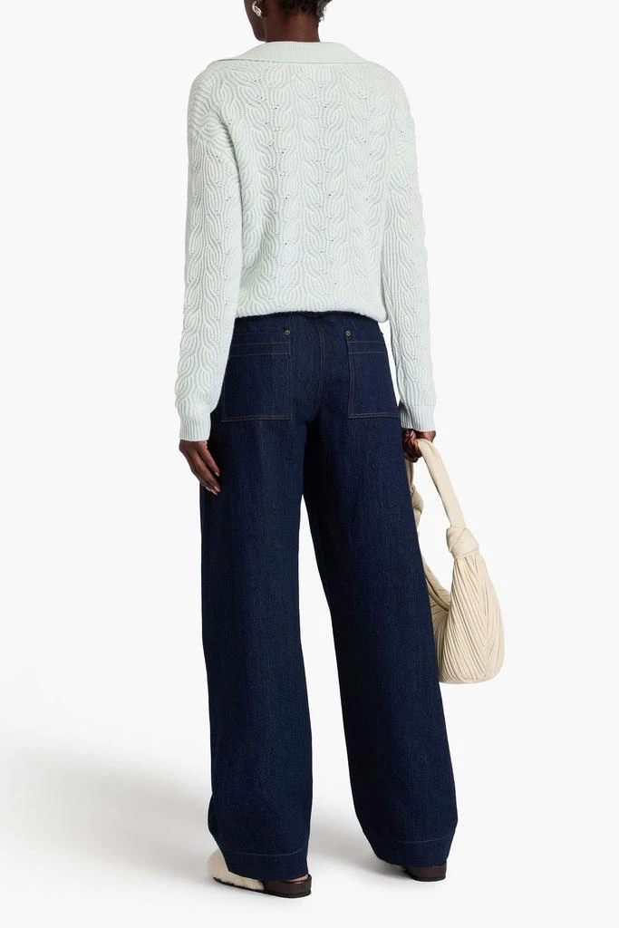 Naadam Cable-knit wool and cashmere-blend sweater 3