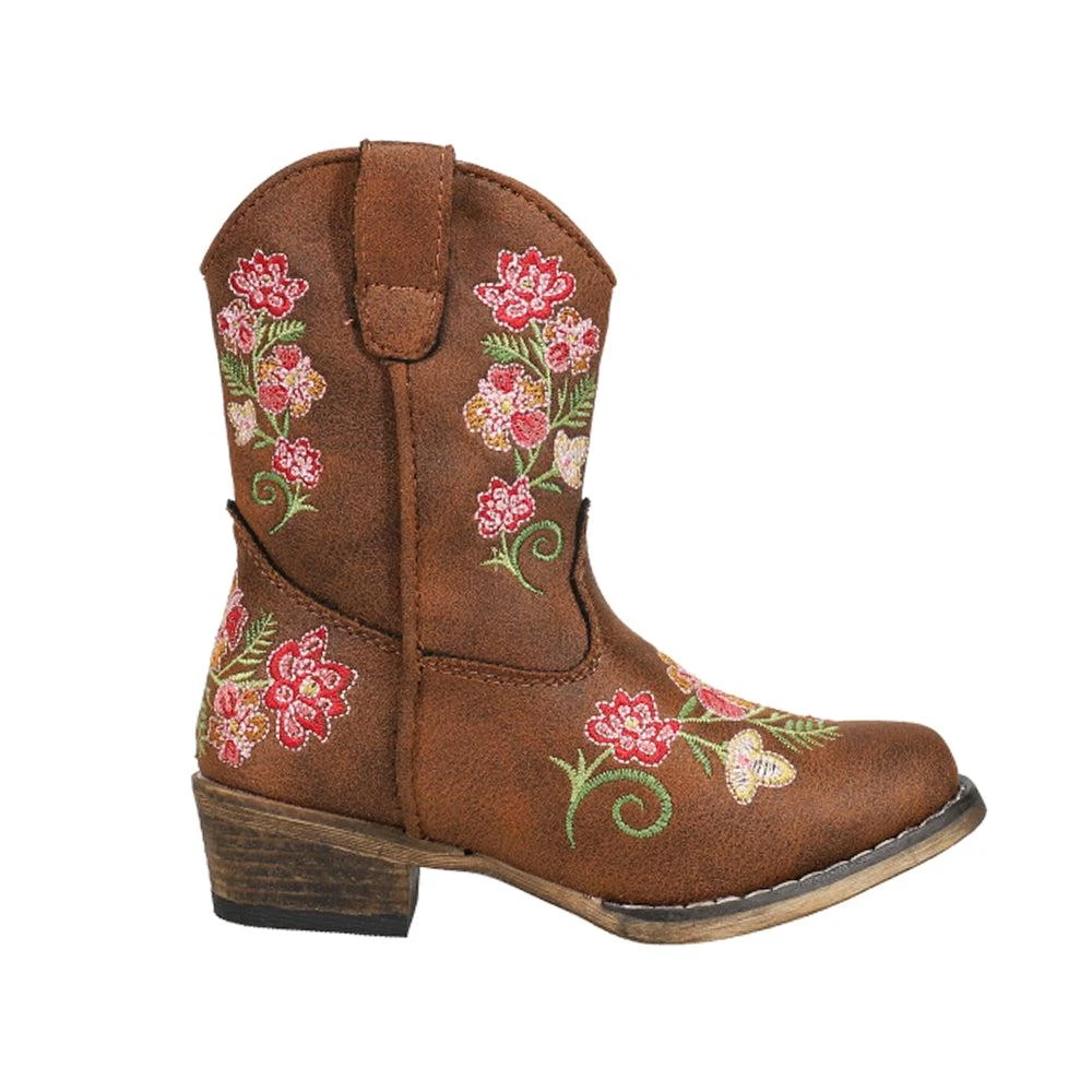 Roper Juliet Round Toe Cowboy Boots (Toddler)