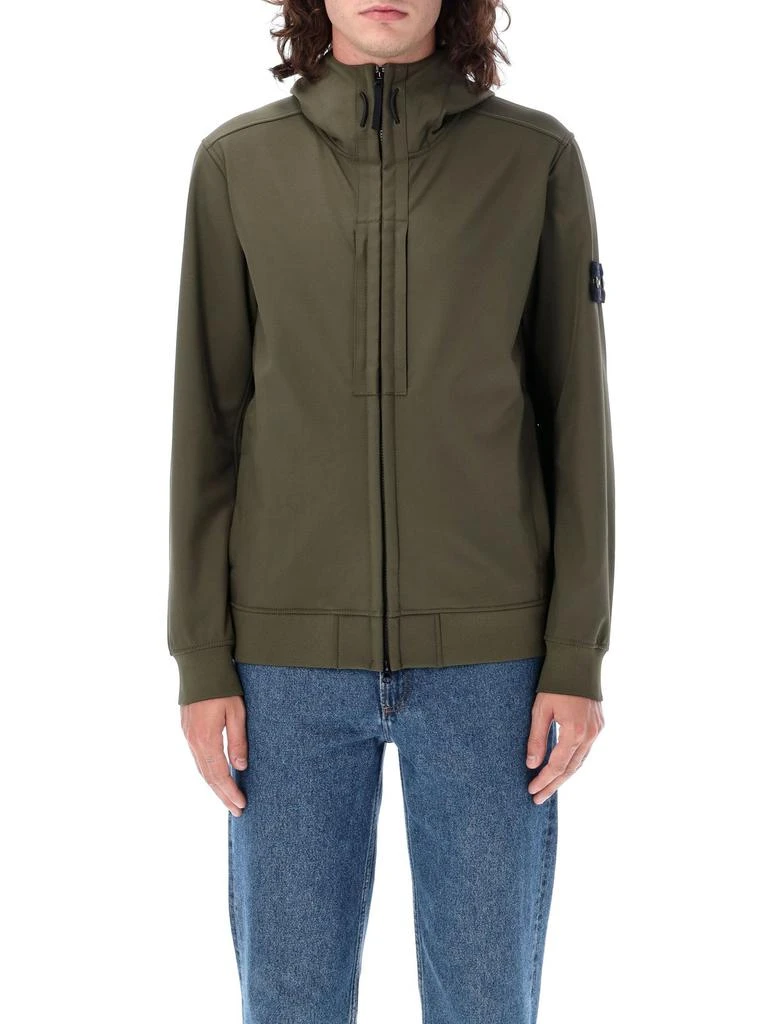 Stone Island Stone Island Zip-Up Drawstring Jacket 3