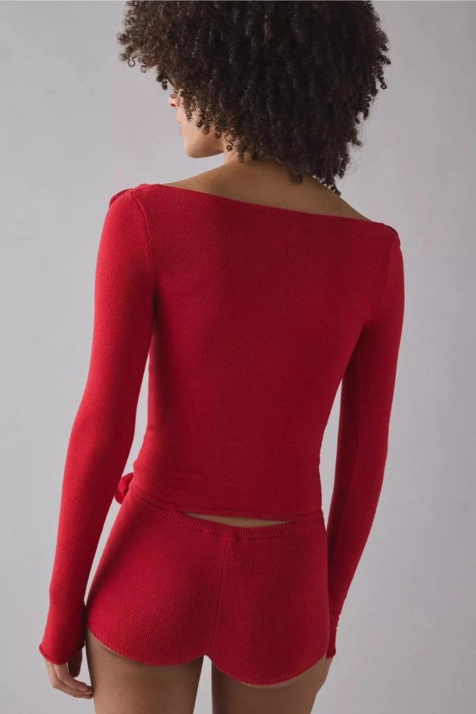 Frankies Bikinis Frankies Bikinis Bradley Rose Knit Booty Short 4