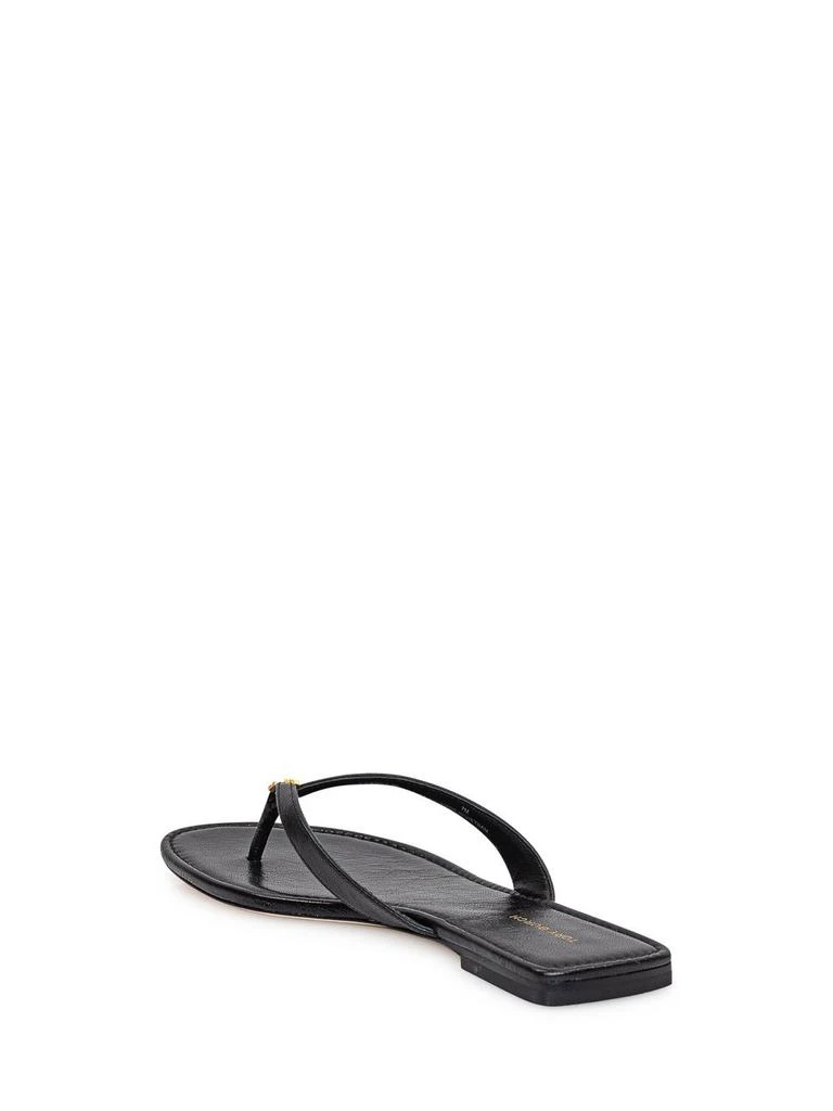 Tory Burch Tory Burch Capri Logo Plaque Thong Sandals 2