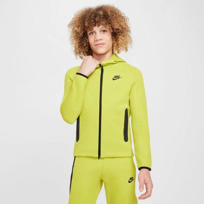 NIKE Boys' Nike Sportswear Tech Fleece Full-Zip Hoodie 1