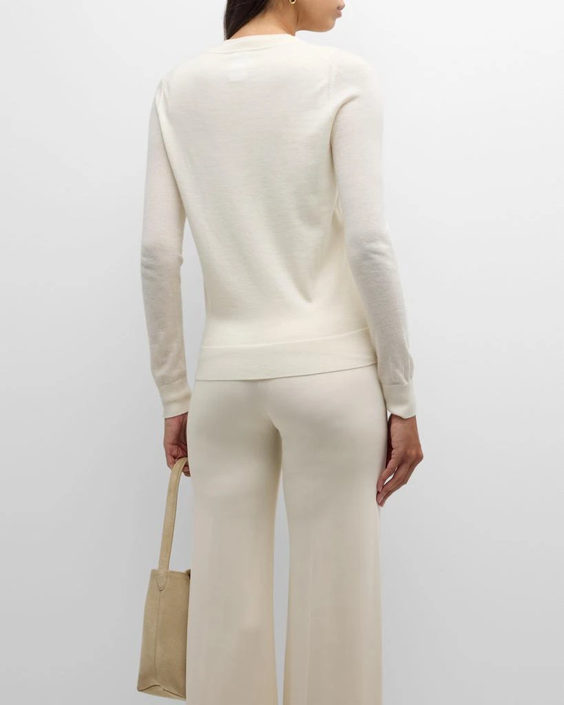 Neiman Marcus Cashmere Crewneck Cardigan 3