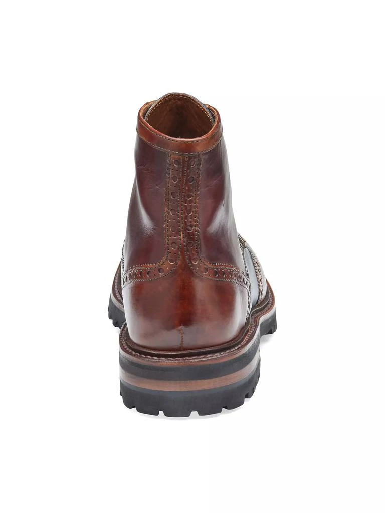 Johnston & Murphy Dudley Lug Wingtip Leather Ankle Boots 6