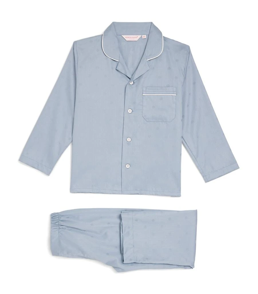 Derek Rose Kids Cotton Heart Kate Pyjamas (3-16 Years) 1