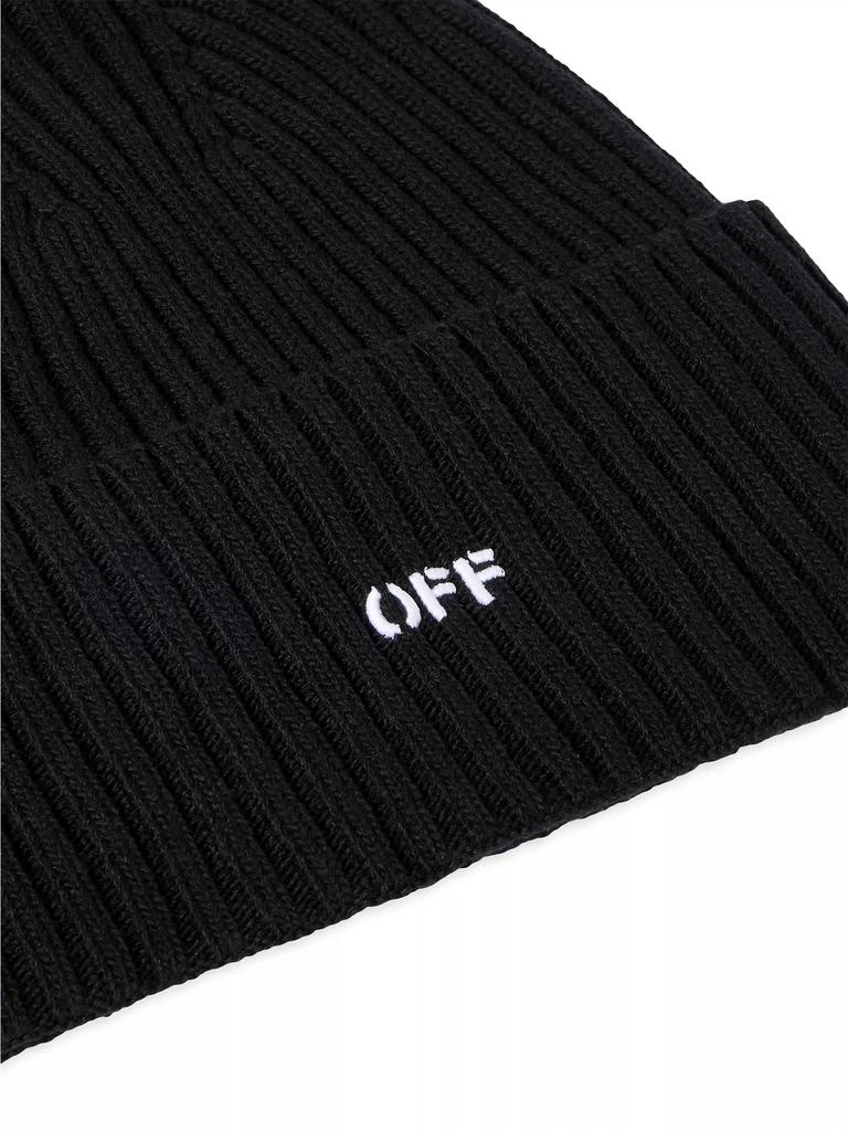 Off-White Off Stamp Loose-Knit Beanie 2