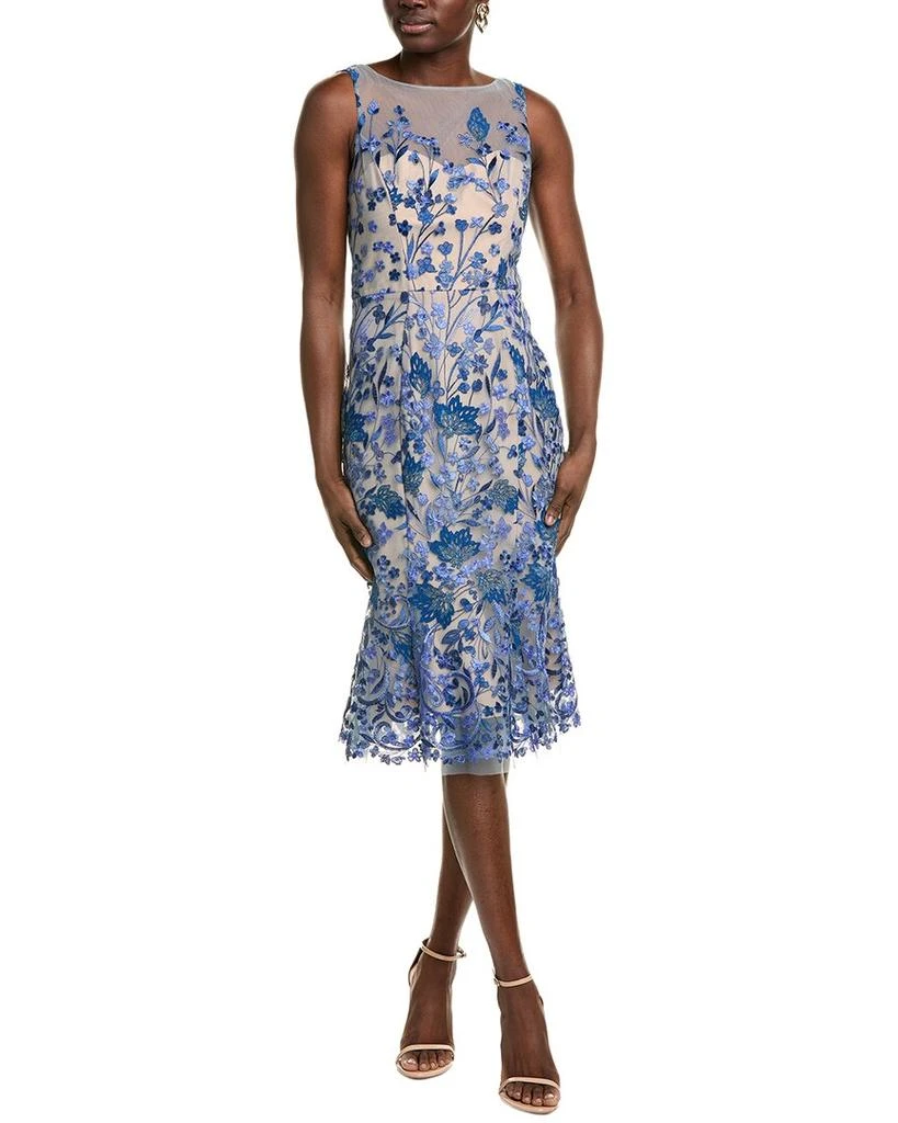 Embroidered Tulle Midi Dress  On Sale Now with Up to 74% Off | Discover  Exclusive Deals & Savings at BeyondStyle  Authentic MARCHESA  women|clothing|dresses with Limited-Time Discounts, Free Shipping, and Price
