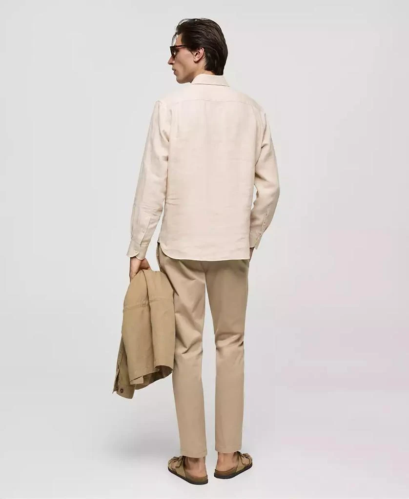Mango Men's Linen Slim Fit Shirt 2