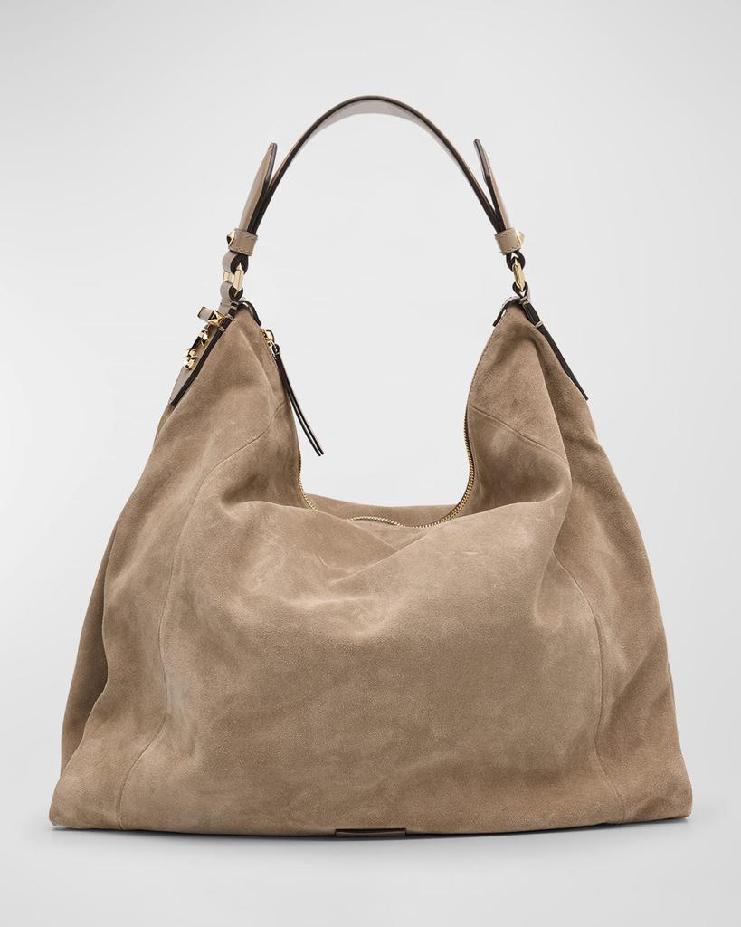 ☆EMIS☆ NEW LEATHER HOBO BAGNAVY m1037_1334369 Dede Mini Python Embossed Leather Hobo Bag | Michael Kors [CY]