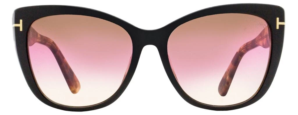 Tom Ford Tom Ford Women's Cat Eye Sunglasses TF937 Nora 05F Black/Rose Havana 57mm 2