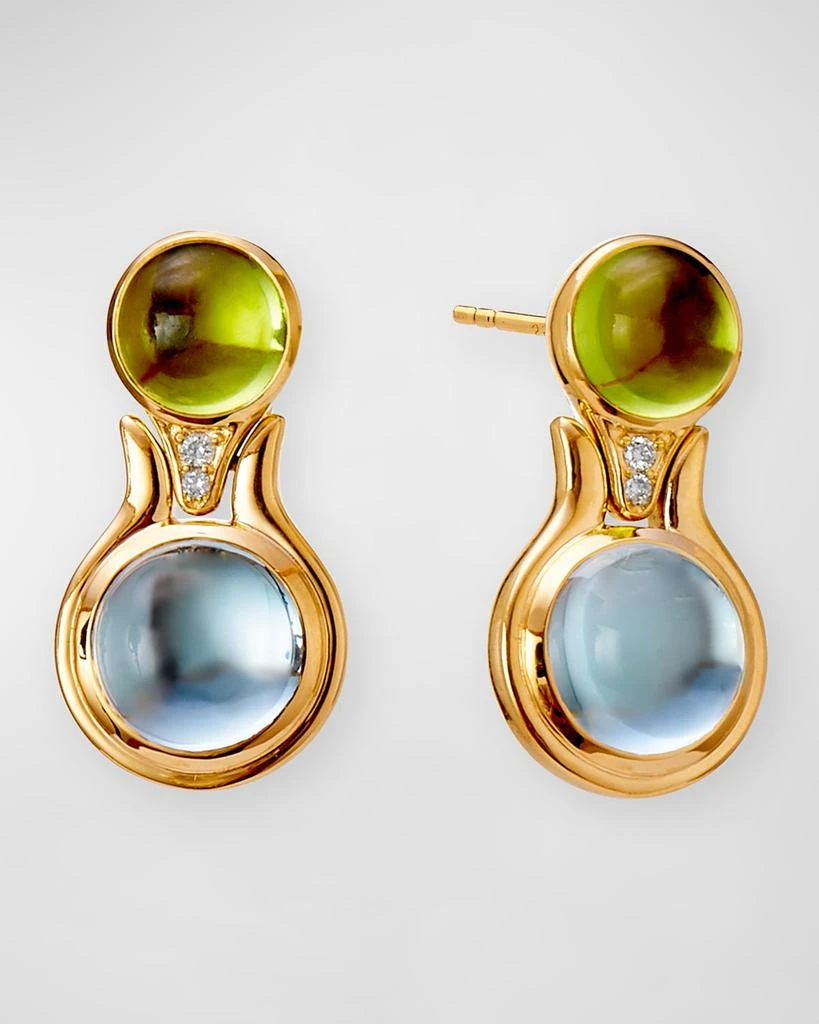 Syna 18K Candy Gemstone Drop Earrings 1