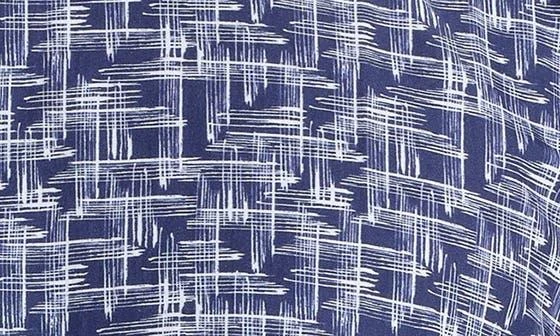 STUDIO GARNET LOS ANGELES Geometric Print Cotton Button-Up Shirt 4