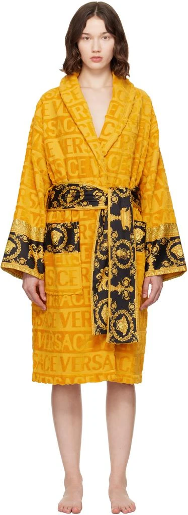 Versace Yellow 
I Heart Baroque
 Bathrobe