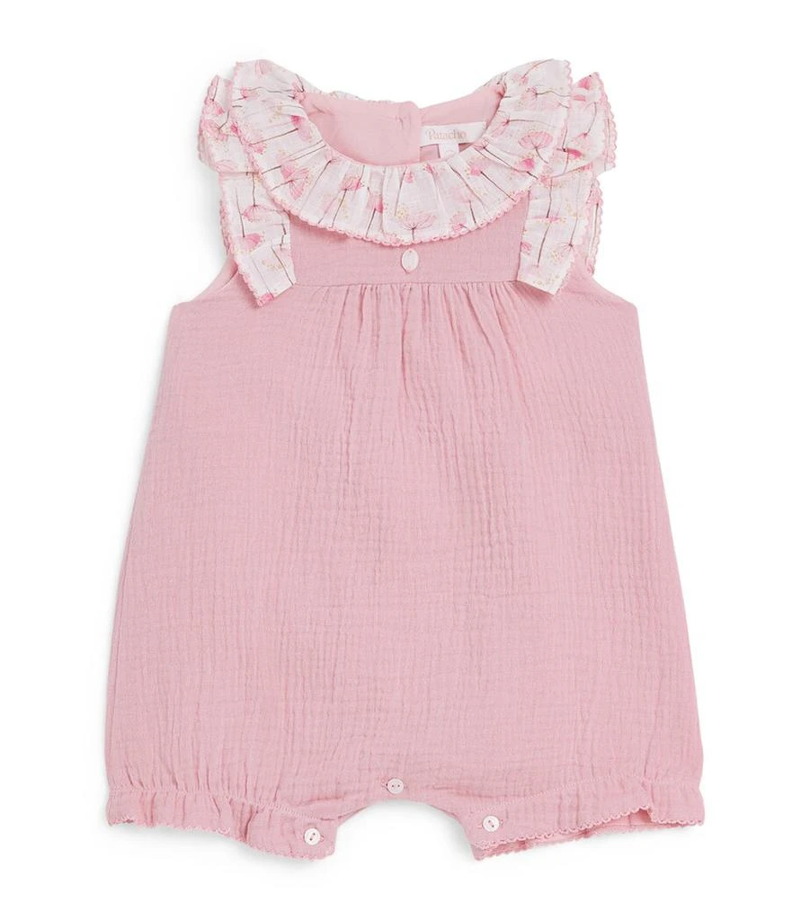Patachou Ruffle-Trim Floral Playsuit (0-24 Months) 1