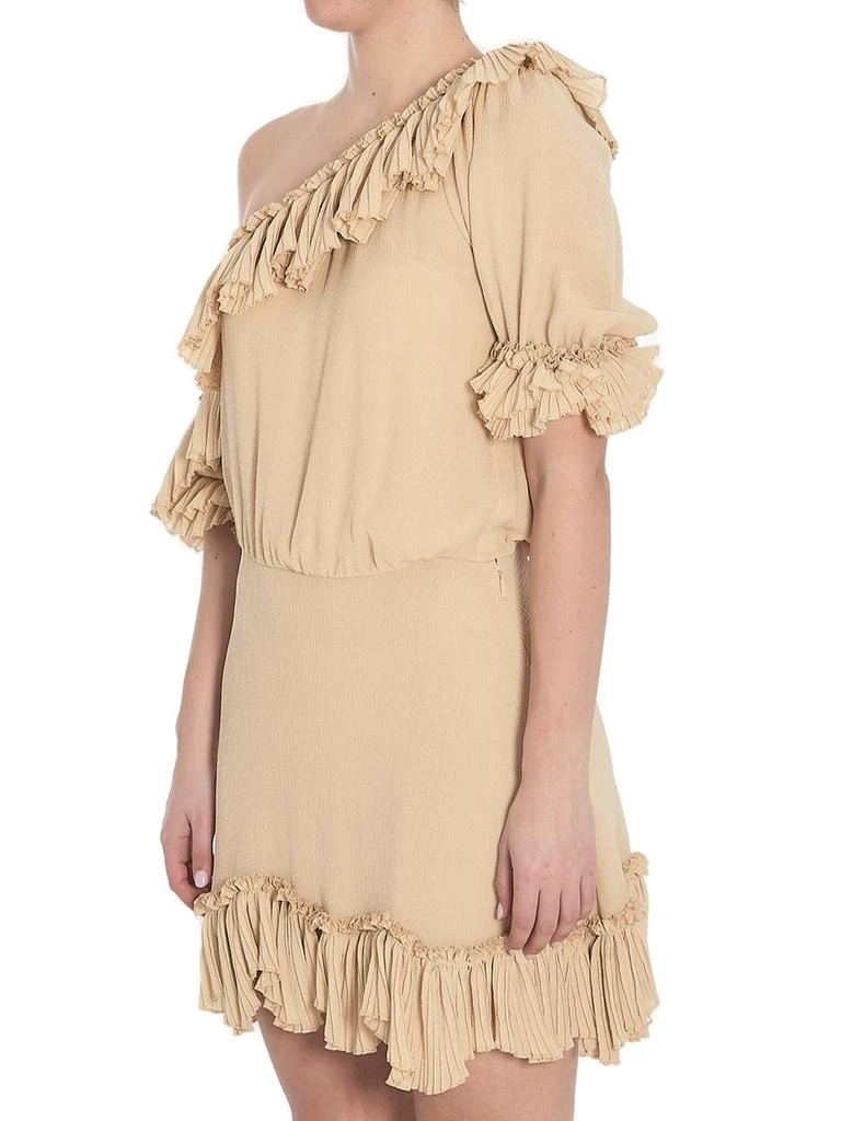 Yves Saint Laurent Saint Laurent Ruffled One-Shoulder Dress 3