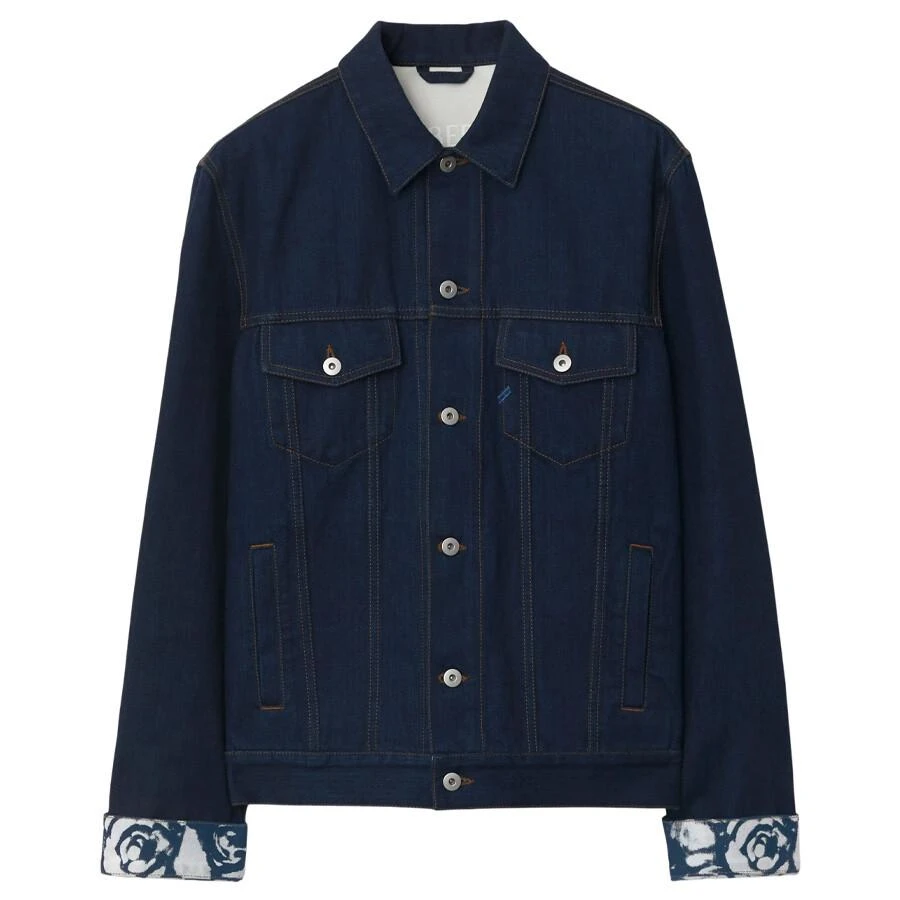 Burberry Logo-Patch Cotton Denim Jacket