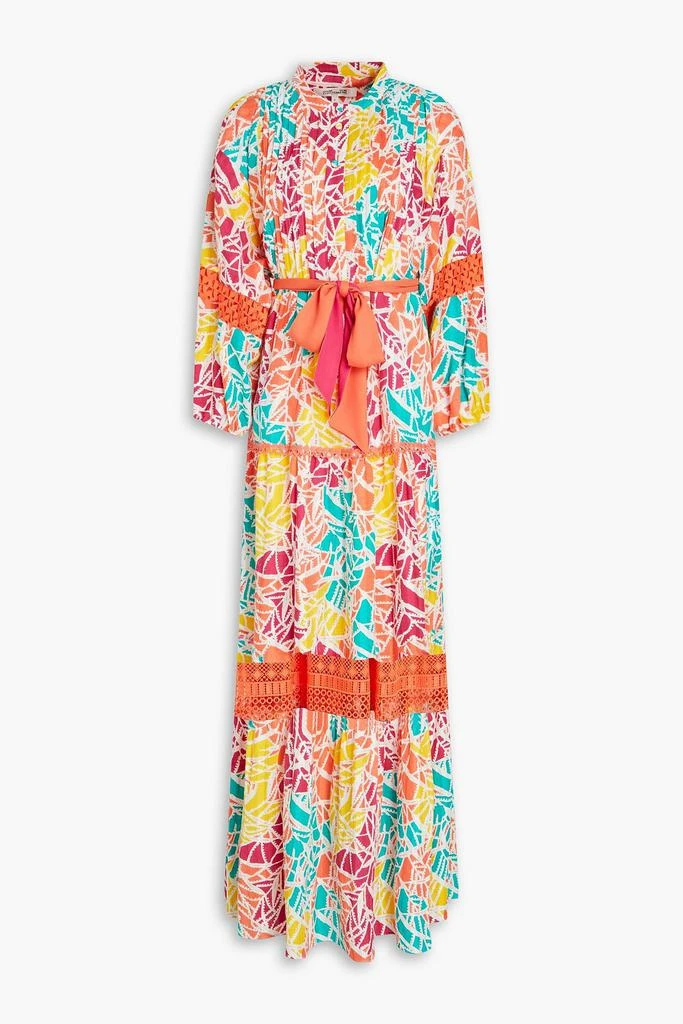 Diane von Furstenberg Tessa printed cotton-jacquard maxi dress 1