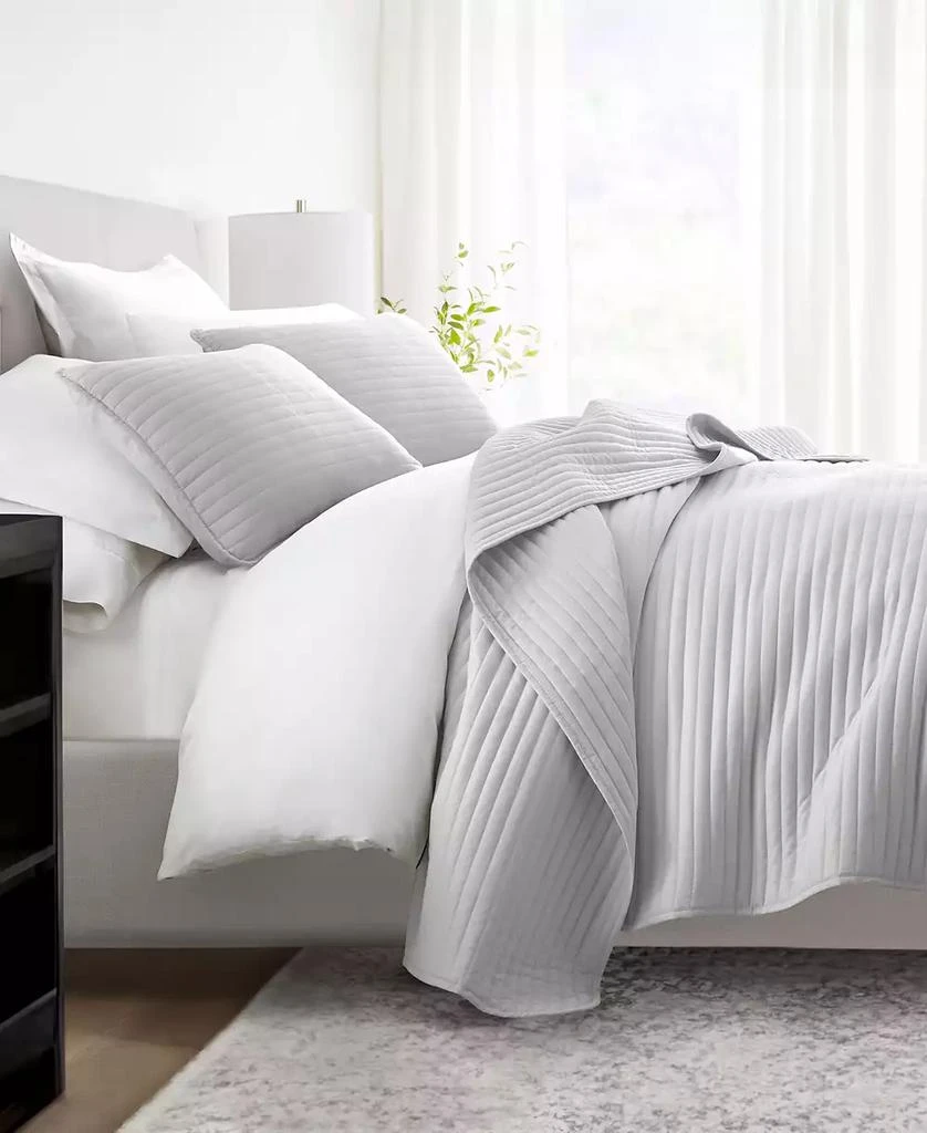 IENJOY HOME Stripe Stitch 2-Pc. Quilt Set 10