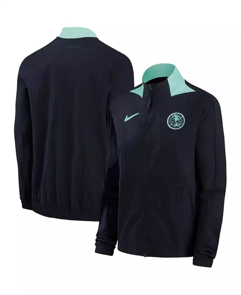 NIKE Women's Black Club America Anthem Raglan Full-Zip Jacket 1