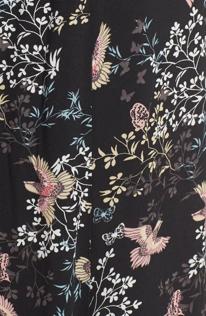 Glamorous Floral Print Romper with Maxi Skirt Overlay 5