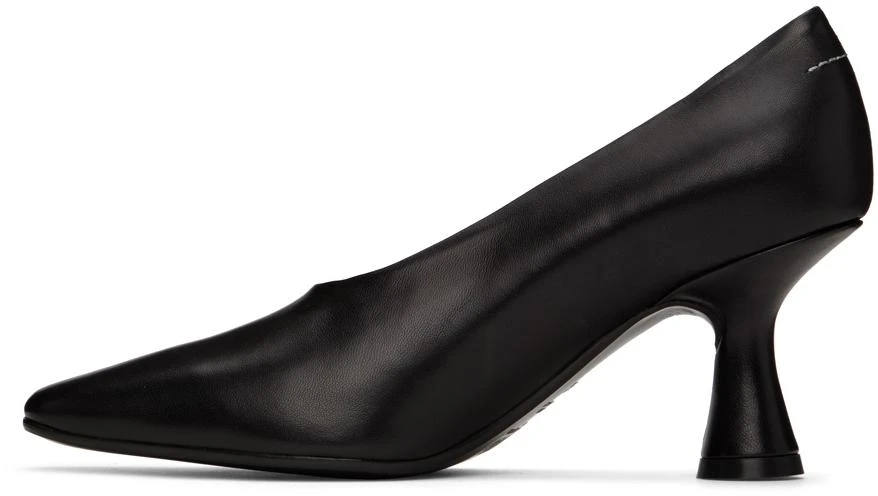 MM6 Black 6-Stamp Heels 3