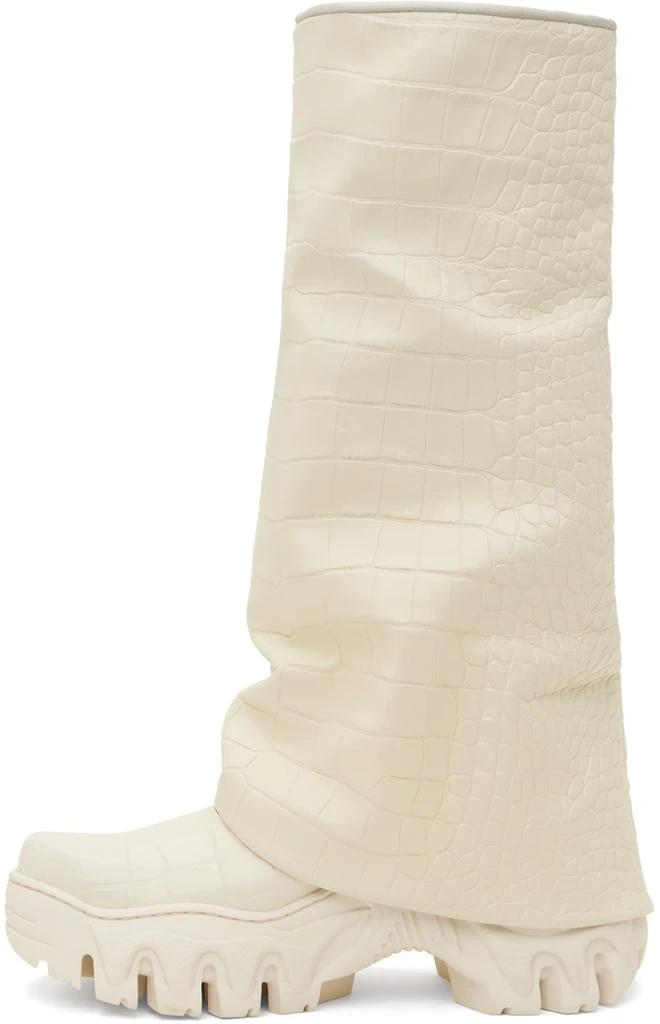 Rombaut Off-White Boccaccio II Rain Apple Leather Tall Boots 3