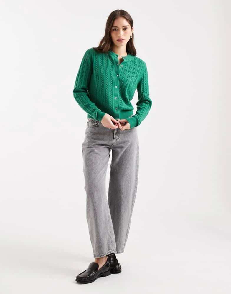 Levi
s Levi
s super soft knitted cardigan in green 2