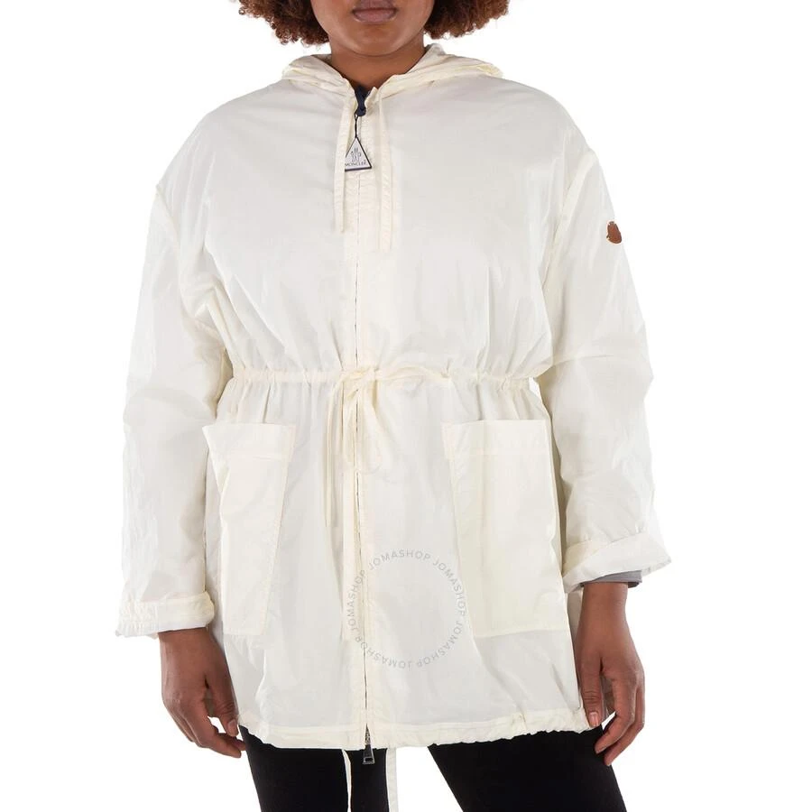 Moncler Hooded Logo-Patch Rain Jacket 1