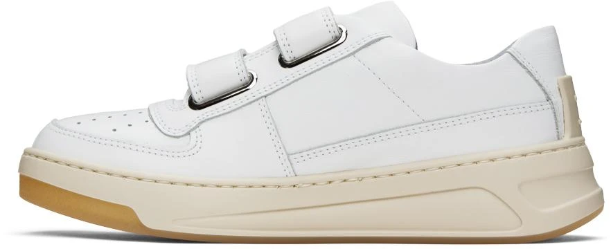 Acne Studios White Velcro Strap Sneakers 3