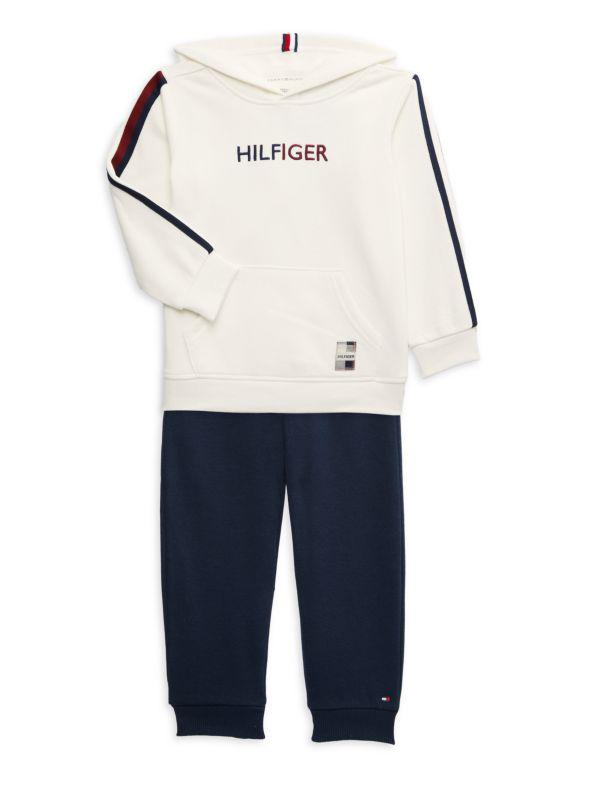 Tommy Hilfiger Baby Boy
s 
Little Boy
s 2-Piece Logo Hoodie 
Joggers Set