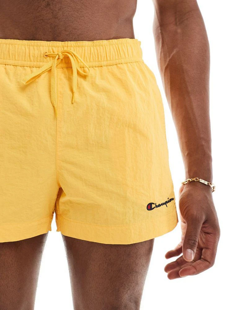 CHAMPION Champion swim shorts in yellow 4