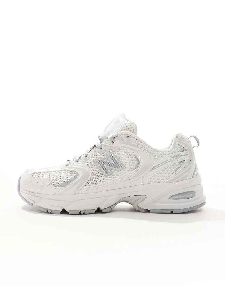 New Balance New Balance 530 trainers with ribbon laces in silver - Exclusive to ASOS 5