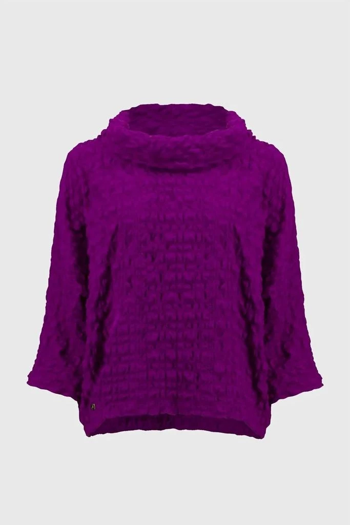 JOSEPH RIBKOFF Joseph Ribkoff - Woven Jacquard Boxy Top 5