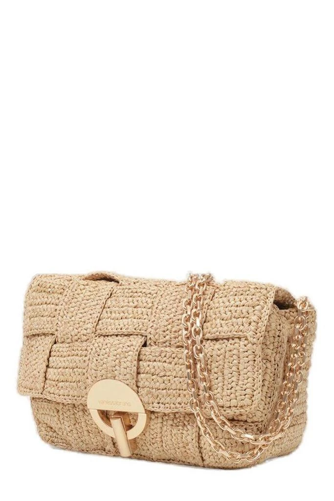 VANESSA BRUNO Vanessa Bruno Raphia Medium Moon Shoulder Bag 3