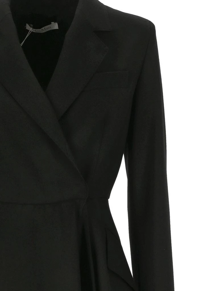 chinese dress ladies Half-sleeved blazer dress with long chain detailing