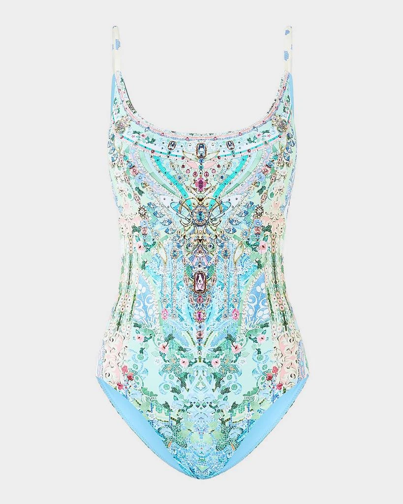 Camilla Midsummer Mosaics Scoop-Neck One-Piece Swimsuit