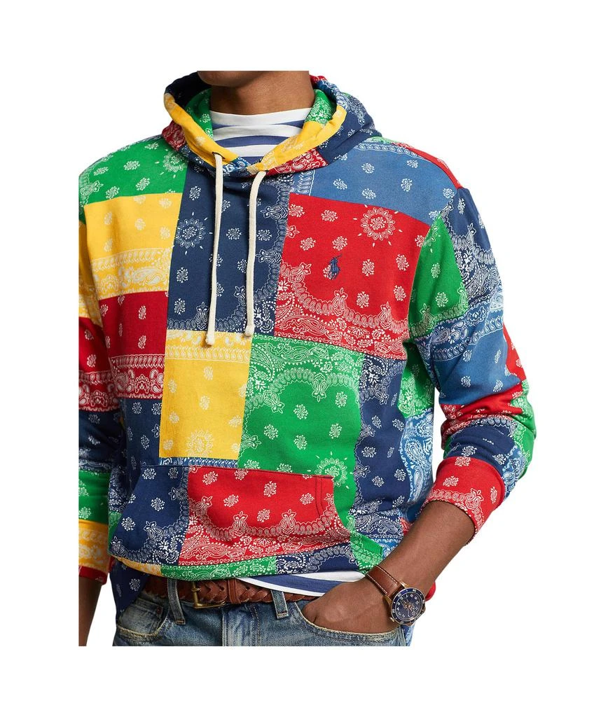 Ralph Lauren Patchwork-Print Spa Terry Hoodie 3