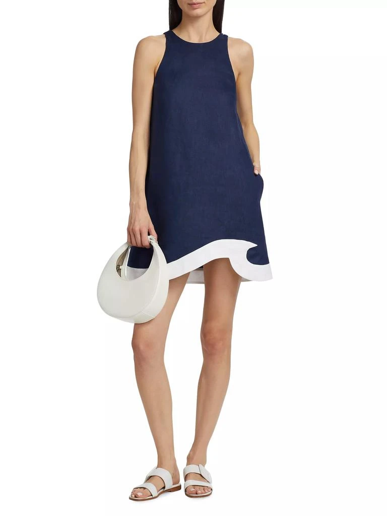 Staud Allori Linen Shift Dress 2
