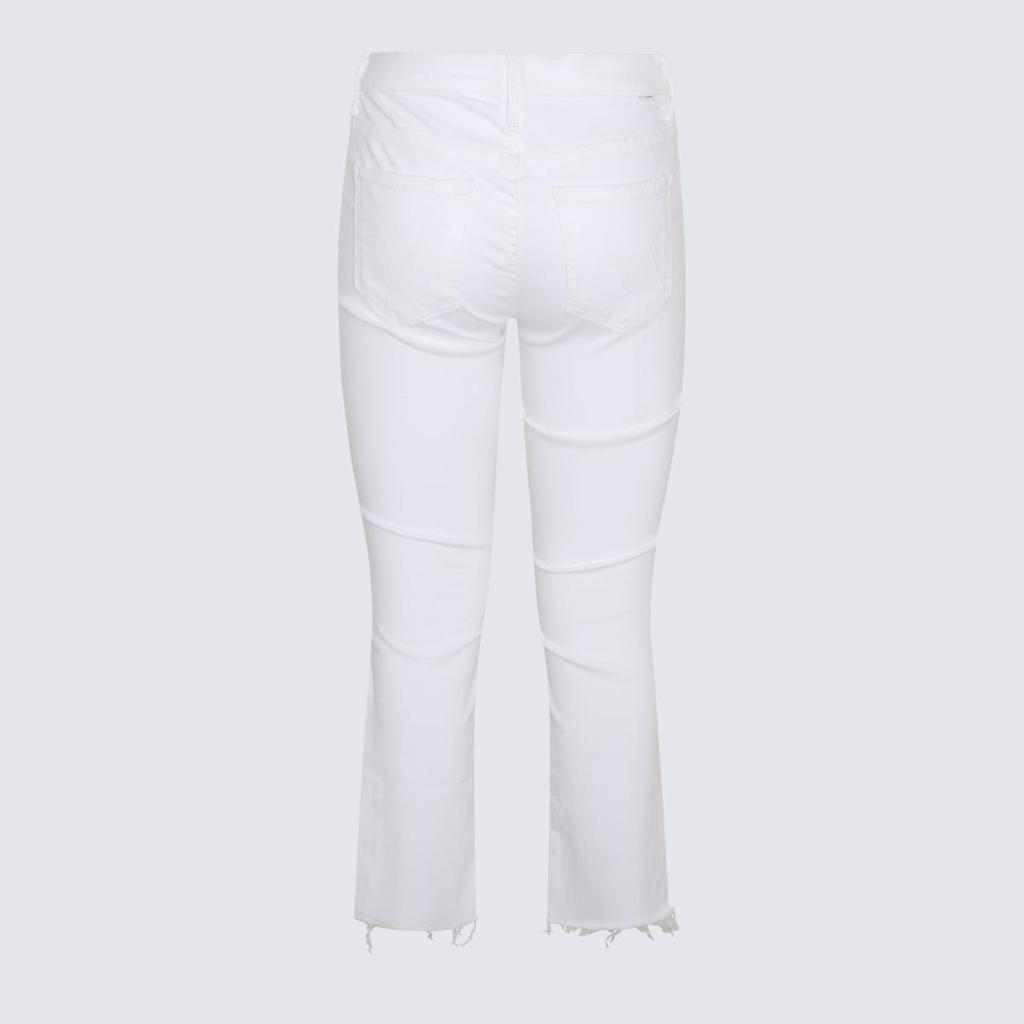 MOTHER White Cotton Jeans