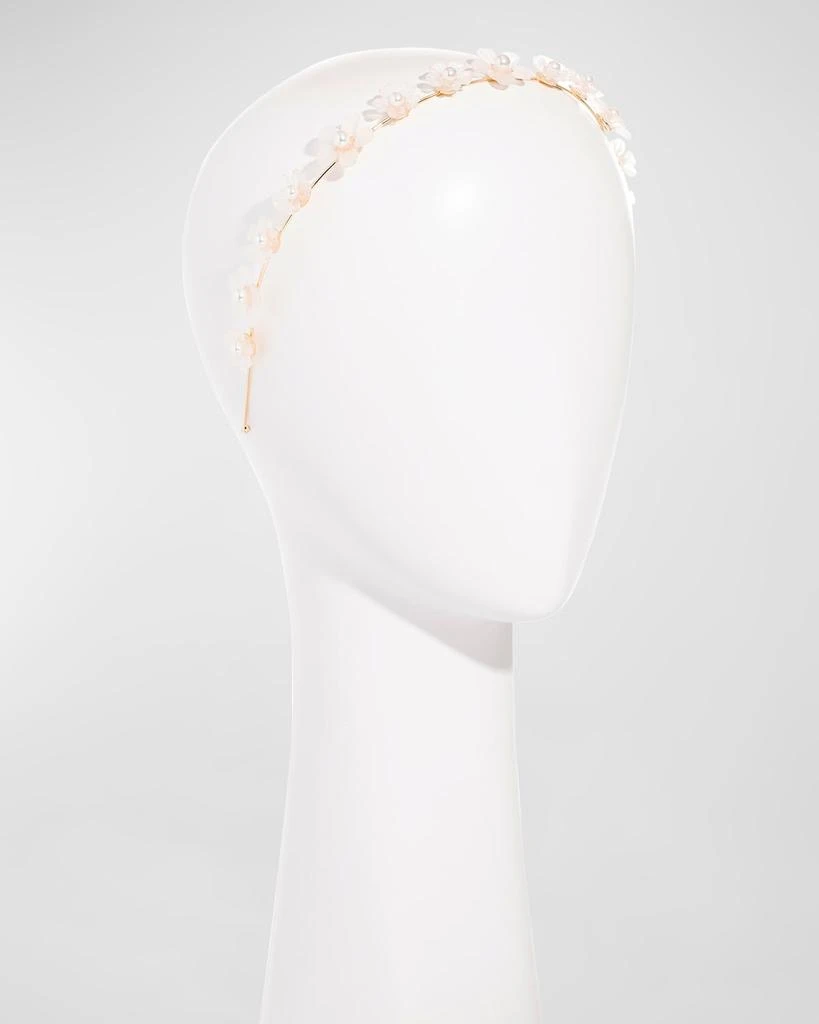 L. Erickson Summer Blooms Pearlescent Metal Headband 2