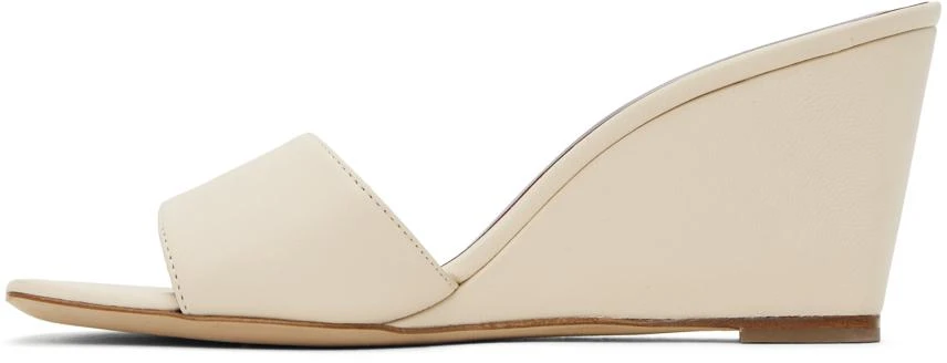 Staud Off-White Billie Wedge Heeled Sandals 3