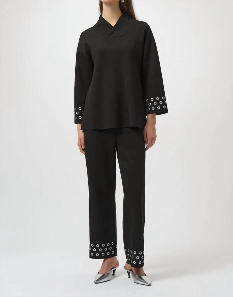 JOSEPH RIBKOFF Joseph Ribkoff - Embellished Casual Pant Set