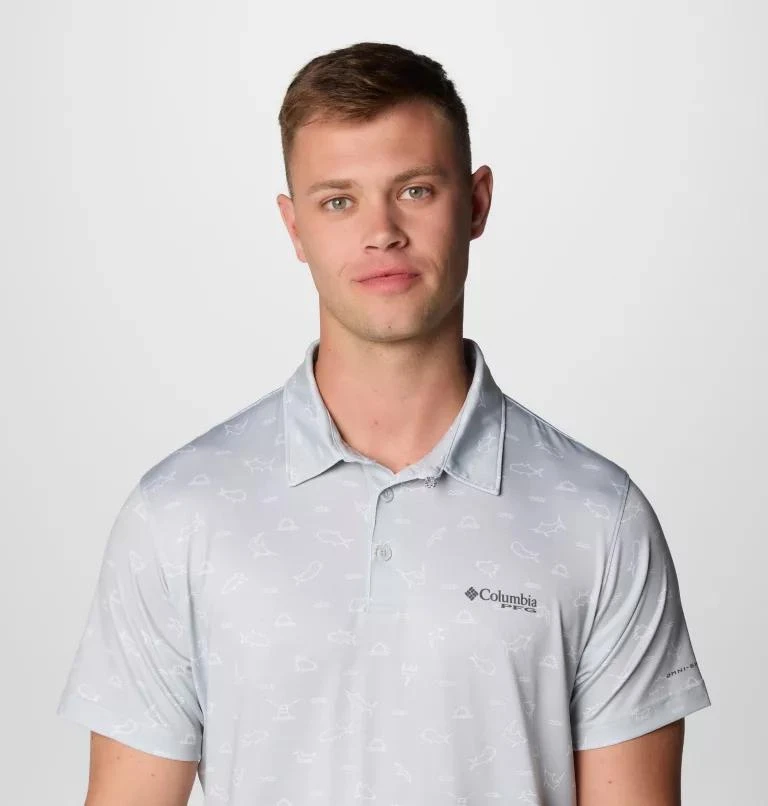 Columbia Columbia Men's PFG Super Slack Tide  Stretch Polo- 5