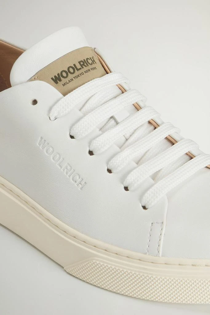 Woolrich Cloud Court Nappa Leather Sneakers - Women - White 5