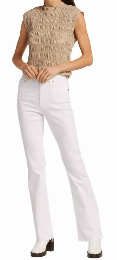 Ag Jeans Alexxis Boot Jeans In Modern White